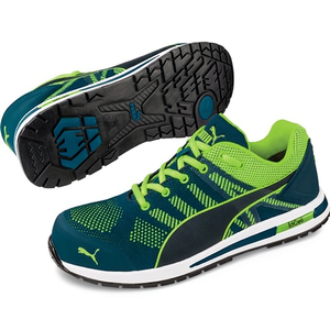 Chaussure de sécurité en tricot Elevate, modèle bas, vert, taille 44 W.11, bleu/vert, S1PS ESD FO HRO SR pour jardins et équipements de protection - Product Image 2