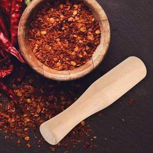 2 uds Maja de madera profesional artesanal molinillo de madera dura Maja comida molinillo de especias herramienta para barman y hogar - Product Image 6