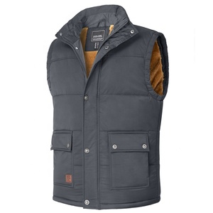 NEW Custom Stand Collar Waterproof Eco-Friendly Quilted Sleeveless <b>Vest</b> Jacket Winter <b>Thermal</b> Plus Size <b>Men's</b> - Product Image 3