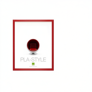 Marco de Plástico Rojo Brillante Estilo PLA BÁSICO de 50x70cm para Bubola y Naibo, Categoría de Producto Marcos de Plástico RO 21 PLA01 - Product Image 2