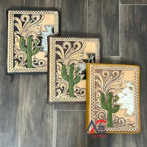 Personalized Cowhide Leather <b>Portfolio</b> Binder 3 Ring with Zipper for Men Women Refillable Notebook Cover Document Holder <b>Folders</b> - Product Image 1