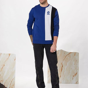 Custom Wholesale Long Sleeve <b>Men</b> Top <b>Pullover</b> Crew Neck High Quality <b>Men</b> Sweatshirt In Stock - Product Image 3
