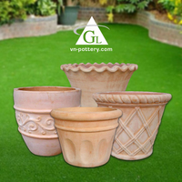 Pot Luar Ruangan-Grosir Pot Terakota-Penanam Terra Cotta-Harga Pot Tanaman-Vas Taman-Tanah Liat Tembikar