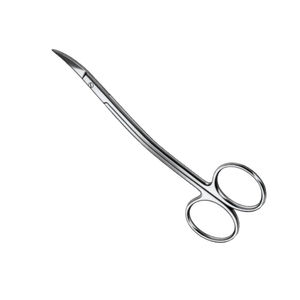 Tijeras quirúrgicas dentales profesionales de acero inoxidable QNQ, tijeras de goma La Grange, instrumentos curvos en forma de S para clínica bucal - Product Image 1