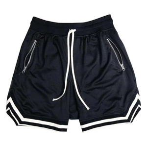 Vente en gros Respirant Summer Fitness Basketball 100% polyester Mesh Shorts Impression personnalisée Gym Sports Shorts pour hommes - Product Image 4