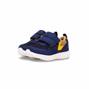 Boys Navy <b>Basketball</b> Style Casual Jogger <b>Shoes</b> KD1656 - Product Image 3