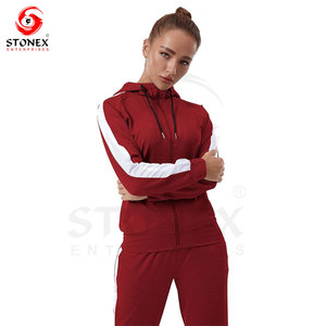 Venta al por mayor Tech Fleece Chándal para Mujeres Colorblock Otoño Deporte Cremallera para Invierno Adultos Conjuntos - Product Image 4