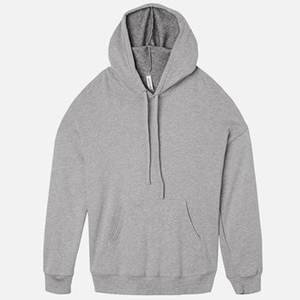 Sweat à capuche à manches longues pour hommes broderie automne et hiver poche ample couleur gris sweat à capuche sweats - Product Image 2