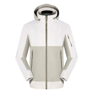 Chaqueta Cortavientos de Nailon Estilo Urbano Personalizada, Chaqueta Deportiva Ligera Impermeable con Cremallera Completa para Hombre - Product Image 6