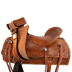 Vente directe d'usine, selles de cheval en cuir de vache respirant / Vente en gros personnalisée, selles de cheval en cuir léger pour l'équitation - Product Image 6