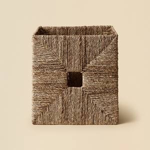 Meilleure vente de cube de stockage d'herbe de mer pliable tissé à la main organisateur de cuisine conteneur de stockage en gros du Vietnam - Product Image 4