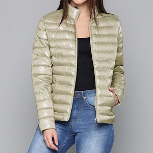 Chaqueta acolchada con capucha Lisa personalizada para mujer, chaqueta acolchada ligera con edredón, abrigos de plumón para mujer 2026 - Product Image 4