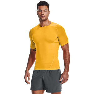 Men's Heat Gear Full Sleeve <b>Compression</b> <b>Shirts</b> Sporty Plain Dyed Quick Dry Breathable Spandex/Polyester Crew Neck Baselayer - Product Image 4