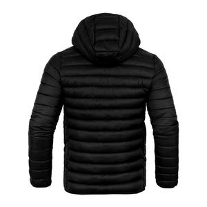 Gran oferta de chaqueta acolchada para hombre, Color negro, ajustada, con cremallera, ropa informal de talla grande, chaqueta acolchada cálida de invierno para hombre - Product Image 2