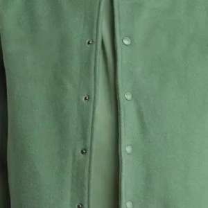 Chaqueta universitaria de alta calidad 100% algodón para hombre, con logotipo bordado personalizado, color azul marino sólido, chaqueta universitaria para hombre - Product Image 5