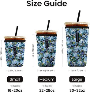 ปลอกแก้วน้ำนีโอพรีนขนาด 16-32 ออนซ์ สำหรับโปรโมชั่น พิมพ์ลายตามสั่ง - Product Image 5