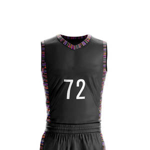 Impression de logo personnalisé de haute qualité Nouveau design Vêtements de sport Uniforme de basket-ball en polyester pour hommes Vêtements d'entraînement - Product Image 4