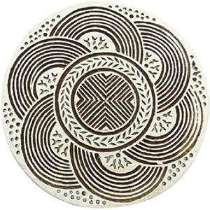 Timbre Flash de Style Art de bloc d'impression en bois sculpté à la main pour l'impression de papier textile de tissu décoratif pour l'usage de mariage - Product Image 1