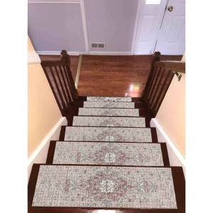 Alfombra Estampada: Tonos Suaves, Medallón Moderno, Lavable a Máquina, Fácil de Limpiar, Goblen - Product Image 5