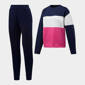 Entrenamiento Crew Neck Sweat Suit Chándales de lana Chándal de entrenamiento Logotipo personalizado Jogging Suit Chándales - Product Image 1