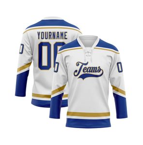 2025 nom d'équipe personnalisé uniforme de hockey sur glace 100% ensemble de maillot de sublimation en polyester fabriqué au Pakistan - Product Image 5