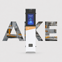 Barrière automatique AKE avec caméra ANPR, système de gestion du stationnement, écran LCD, verre trempé AG, IP54, moteur sans balais, TCP/IP