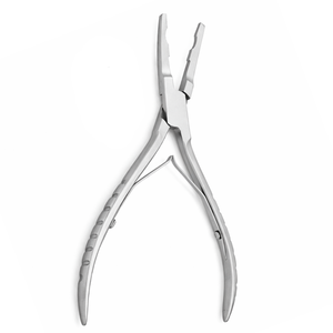 Pince à extensions de cheveux professionnelle de haute qualité en acier inoxydable - Marque MANAN INSTRUMENTS, couleur et logo personnalisables - Product Image 1