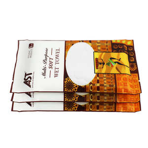 Lingettes nettoyantes humides en microfibre jetables de 12g, style égyptien, parfumées aux extraits de plantes à 600%, 12g - Product Image 1