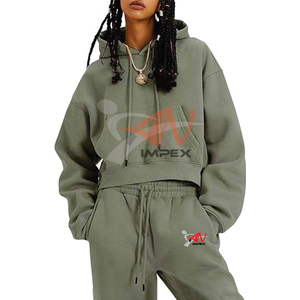 High Quality Custom Printing Logo <b>Women</b> Pullover Tracksuit Custom Material Flexible <b>Women</b> Sweat Suit - Product Image 6