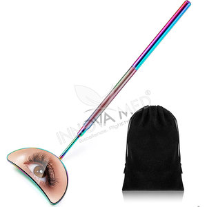 กระจกตรวจขนตาสีพลาสม่าแบบมืออาชีพแหนบสำหรับการต่อขนตา - Product Image 3