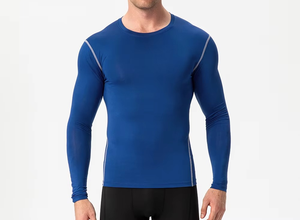 Maillot de sport personnalisé en Spandex/Polyester avec logo imprimé par sublimation, protection solaire UPF50+, séchage rapide, écologique - Product Image 5