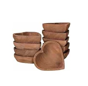 Bol de bougie de pâte en bois pour la décoration de vêtements de fête à la maison - Product Image 2