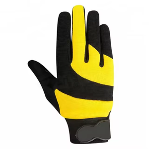 Cómodos guantes mecánicos de piel de cabra antiimpacto y antideslizantes para exteriores Trabajo general Jardinería Montaje industrial - Product Image 5