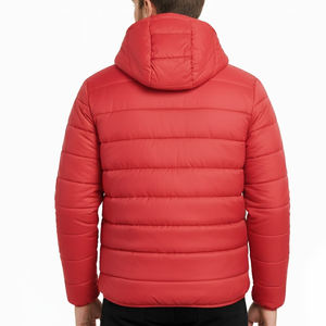 Chaqueta Acolchada Informal con Capucha para Hombre, Chaqueta de Invierno de Alta Calidad con Logotipo Personalizado al por Mayor - Product Image 2