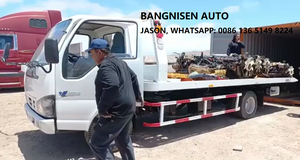 ISUZUi Offre Spéciale japon Isuz-u 600p <span class=keywords><strong>roue</strong></span> ascenseur inclinable plateau corps à plat Rollback remorquage dépanneuse camion voiture transporteurs lit plat transporteur - Product Image 3