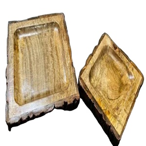 Opción de posavasos de madera redonda natural sostenible al por mayor de Rabeh Exports con embalaje de cartón - Product Image 1