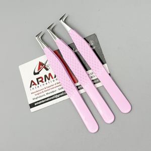 Pince à épiler de volume à 90 degrés de haute qualité pince à épiler d'extension de cils durable à forte adhérence Logo personnalisé - Product Image 3