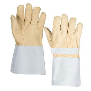 Gants de soudage en cuir personnalisés en gros avec protection des mains de haute qualité 100% - Product Image 4