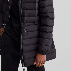 แจ็กเก็ตปลาปักเป้าสำหรับผู้หญิงเสื้อแจ็กเก็ตแบบมีซิปน้ำหนักเบาพิมพ์โลโก้ได้ตามต้องการสำหรับฤดูหนาว - Product Image 6