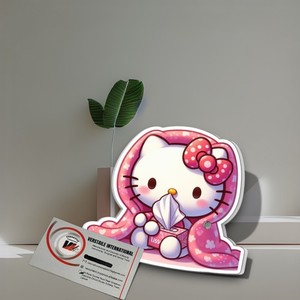 Extensions de cils magnétiques en acrylique, forme carrée, cœur, papillon, réutilisables, écologiques, marque privée Hello Kitty, pour l'hiver - Product Image 6