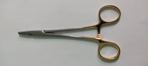 Soporte de aguja Collier de alta calidad, fórceps TC de 4,5 ", fórceps de operación de pulido de espejo, fórceps de Cirugía de acero alemán - Product Image 3