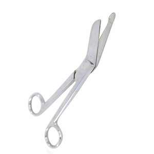 Ciseaux de coupe de pansement professionnels courbés émoussés émoussés 150 mm ciseaux chirurgicaux de 6 pouces en acier inoxydable - Product Image 5