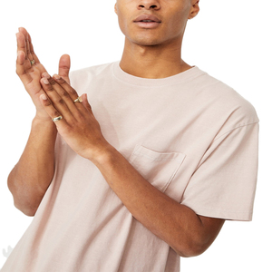 Heavy Weight <b>White</b> Top Men Roll Sleeves <b>Tee</b> Oversized Tshirt Blank T Shirtscustom apparel - Product Image 1