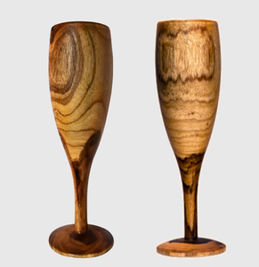Elegante diseño moderno Venta al por mayor Vidrio de madera Royal Look Copa de vino multiusos 100% Vidrio de madera natural para beber - Product Image 1