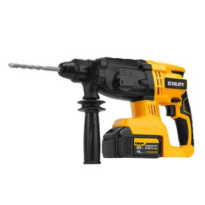 26mm Electric Power Drill Machine Cordless Impact Rotary Hammer Drill With Breaker Hammer 21V Battery For Industry Application