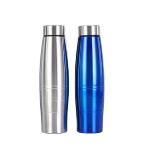 Botella de agua de acero inoxidable de 2025 ml más vendida de 750, forma de vientre de grado 304, comodidad curvada de color, sin BPA, apta para lavavajillas - Product Image 1