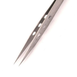 Pinzas de pestañas personalizadas de etiqueta privada a la venta pinzas de extensión de pestañas extensiones de acero inoxidable pinzas de pestañas - Product Image 5