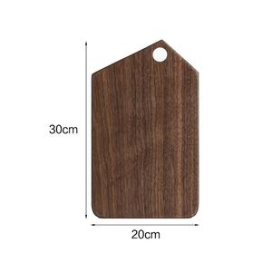 VENTA CALIENTE Tabla de cortar de madera de acacia ovalada con mango Tabla de preparación de madera duradera para uso en la cocina y servir lo último - Product Image 6