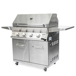 Barbecue à gaz 4 brûleurs Hauteur réglable Inox 304 BBQ extérieur non revêtu Facile à assembler depuis le Vietnam - Product Image 1