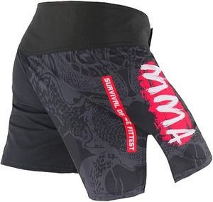 High Quality MMA <b>Shorts</b> for Men-BJJ Boxing <b>Grappling</b> Trunks with Quick Dry Breathable Fabric - Product Image 6